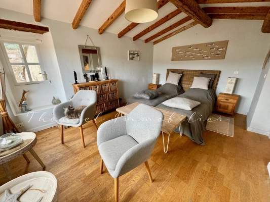 à vendre maison de village La Garde-Freinet - À vendre au cœur de La Garde-Freinet – Maison de village authentique avec terrasses, garage et studio indépendant
