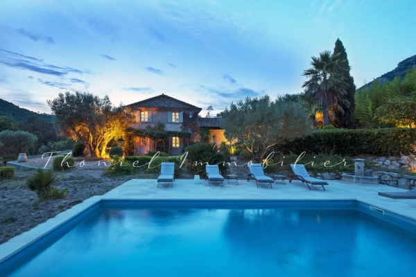 à vendre maison, villa Grimaud - Bastide de charme à vendre dans la campagne de Grimaud